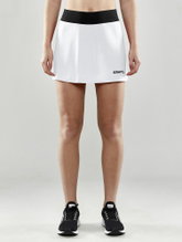 Craft Sport-Rock Squad Skirt - leicht, funktionell und Stretchmaterial, mit Innenslip - weiss Damen