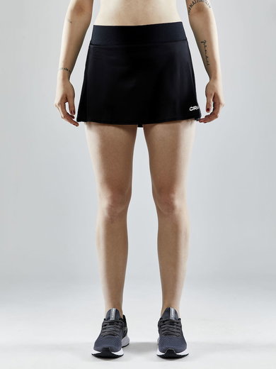 Craft Sport-Rock Squad Skirt - leicht, funktionell und Stretchmaterial, mit Innenslip - schwarz Damen