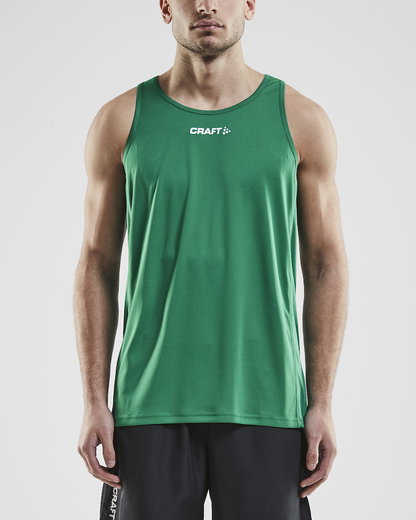Craft Sport-Tank Rush Singlet (100% Polyester) ärmellos grün Herren