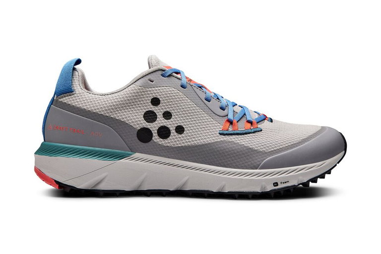Craft Laufschuhe ADV Nordic Trail (atmungsaktiv, strapazierfähige Sohle) grau/bunt Herren