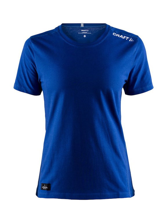 Craft Sport-Shirt Community Mix (Bawełna) kobaltowa Damska