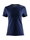 Craft Sport-Shirt Community Mix (Baumwolle) navyblau Damen