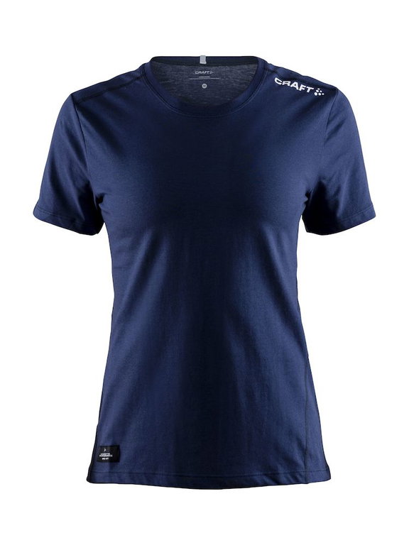 Craft Sport-Shirt Community Mix (Baumwolle) navyblau Damen