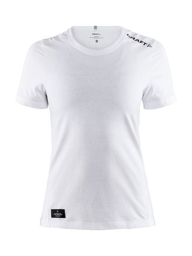 Craft Sport-Shirt Community Mix (Baumwolle) weiss Damen