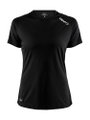 Craft Sport-Shirt Coummunity Function (100% Polyester, schnelltrocknend) schwarz Damen