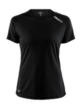 Craft Sport-Shirt Coummunity Function (100% Polyester, schnelltrocknend) schwarz Damen