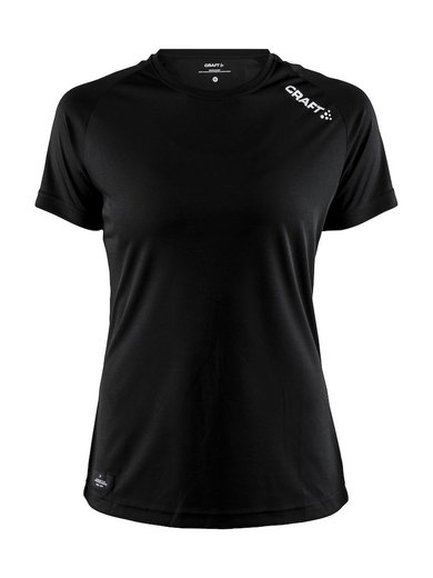 Craft Sport-Shirt Coummunity Function (100% Polyester, schnelltrocknend) schwarz Damen