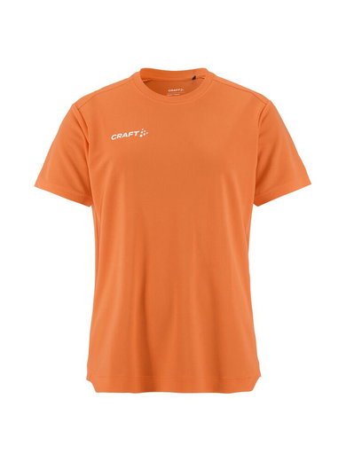 Craft Sport-Shirt Evolve 2.0 Structured Jersey (strapazierfähig, leicht) orange Damen