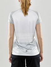 Craft Sport-Shirt Evolve Referee (rec. Polyester, Mesh Inserts) platinum grey Women
