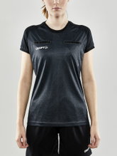 Craft Sport-Shirt Evolve Referee (rec. Polyester, Mesh Inserts) black Women