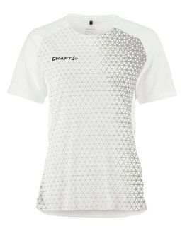 Craft Sport Shirt Extend 2.0 Graphic Jersey (100% recycled Polyester, moisture-wicking) white Ladies