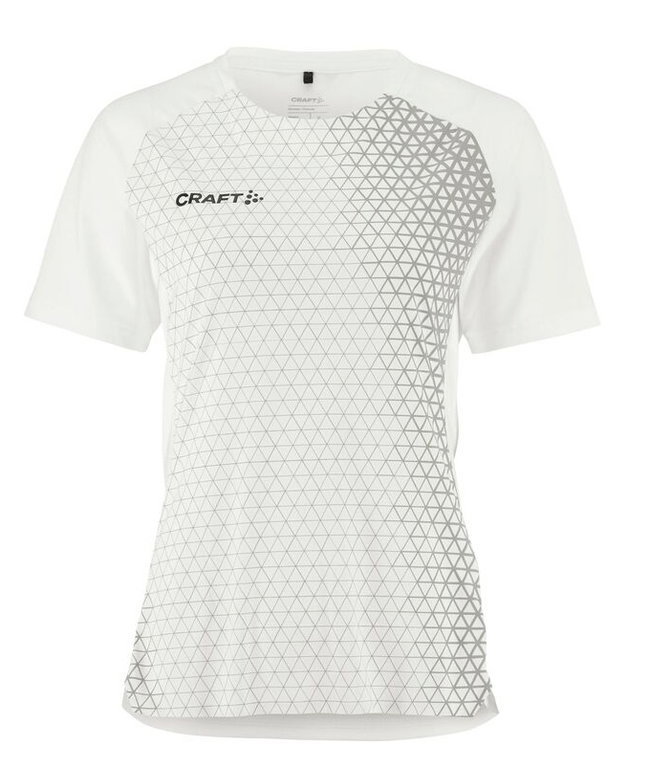 Craft Sport-Shirt Extend 2.0 Graphic Jersey (100% rec. Polyester, feuchtigkeitstransport) weiss Damen