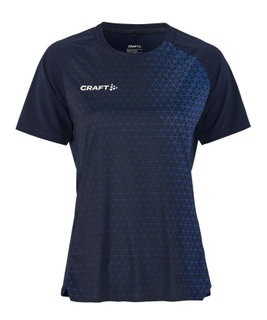 Craft Sport-Shirt Extend 2.0 Graphic Jersey (100% rec. Polyester, feuchtigkeitstransport) navyblau Damen