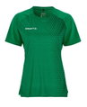 Craft Sport-Shirt Extend 2.0 Graphic Jersey (100% rec. Polyester, feuchtigkeitstransport) grün Damen