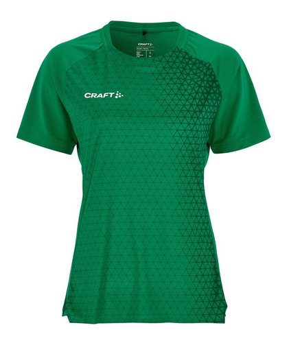 Craft Sport-Shirt Extend 2.0 Graphic Jersey (100% rec. Polyester, feuchtigkeitstransport) grün Damen