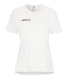Craft Sport-Shirt Extend 2.0 Jersey (100% rec. Polyester, feuchtigkeitstransport) weiss Damen