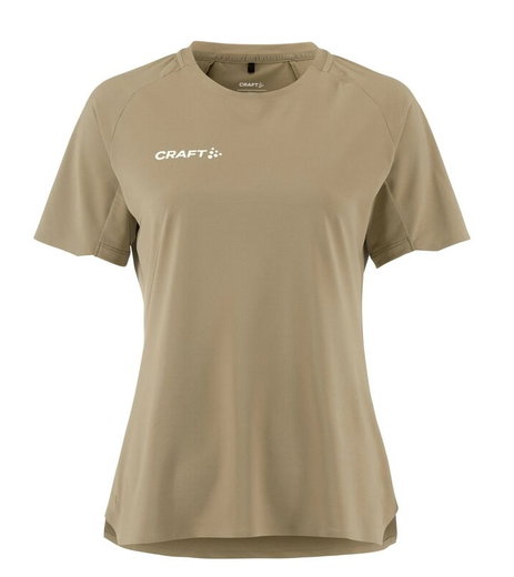 Craft Sport-Shirt Extend 2.0 Jersey (100% rec. Polyester, feuchtigkeitstransport) beige Damen