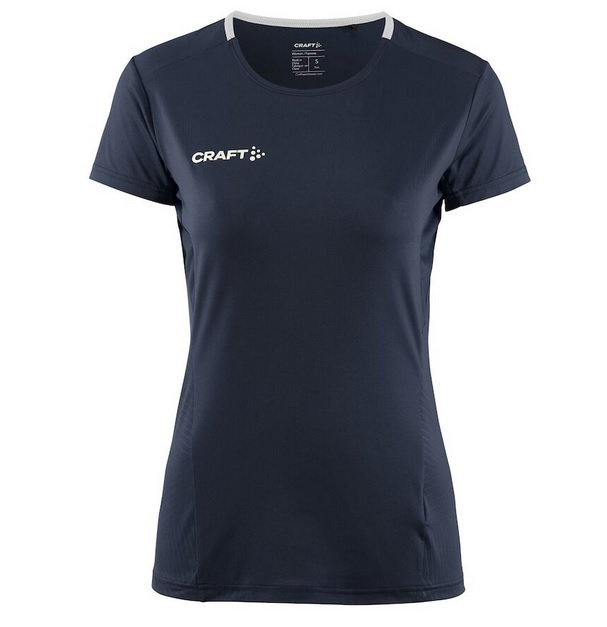 Craft Sport-Shirt Extend Jersey (recyklingowany poliester, wstawki z siateczki) kobaltowy damski