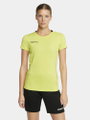 Craft Sport-Shirt Extend Jersey (rec. Polyester, Mesh-Einsätze) gelb Damen