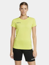 Craft Sport-Shirt Extend Jersey (rec. Polyester, Mesh Inserts) yellow Women
