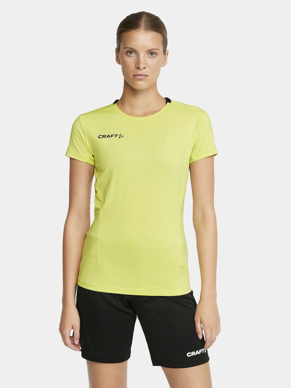 Craft Sport-Shirt Extend Jersey (rec. Polyester, Mesh Inserts) yellow Women