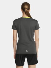 Craft Sport-Shirt Extend Jersey (recycled Polyester, Mesh Inserts) asphalt grey Women