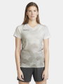 Craft Sport-Shirt (Trikot) Premier Fade Jersey (rec. Polyester, V-Ausschnitt) weiss Damen