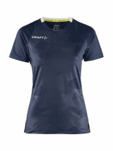 Craft Sport-Shirt (Jersey) Premier Solid Jersey (rec. Polyester, high elasticity) navy blue Women