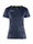 Craft Sport-Shirt (Trikot) Premier Solid Jersey (rec. Polyester, hohe Elastizität) navyblau Damen