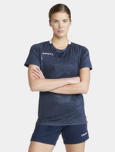 Craft Sport-Shirt (Jersey) Premier Solid Jersey (rec. Polyester, high elasticity) navy blue Women