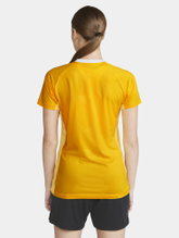 Craft Sport-Shirt (Jersey) Premier Solid Jersey (rec. Polyester, high elasticity) yellow Women
