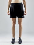 Craft Sporthose (Short) Evolve - leicht, elastischer Hüftbund mit Kordelzug, ohne Seitentaschen - schwarz Damen