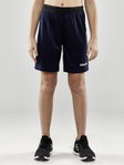 Craft Sporthose (Short) Evolve - leicht, elastischer Hüftbund mit Kordelzug, ohne Seitentaschen - navyblau Kinder