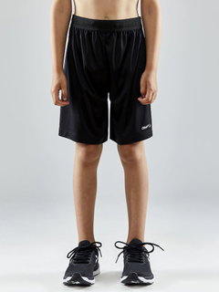 Craft Sports Shorts (Short) Evolve - lightweight, elastic waistband with drawstring, without side pockets - black Kids