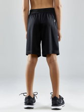 Craft Sports Shorts (Short) Evolve - lightweight, elastic waistband with drawstring, without side pockets - black Kids
