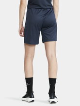 Craft Trainingshose Extend Shorts (100% rec. Polyester, ohne Seitentaschen) kurz navyblau Damen