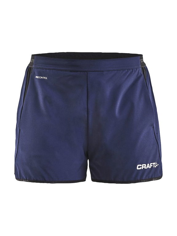 Craft Sports Shorts (Short) Pro Control Impact - elastic material, with inner slip - navy blue Women