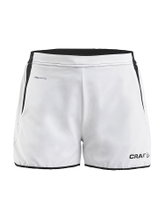 Craft Sports Shorts (Short) Pro Control Impact - elastic material, with inner slip - white/black Women
