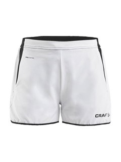 Craft Sports Shorts (Short) Pro Control Impact - elastic material, with inner slip - white/black Women