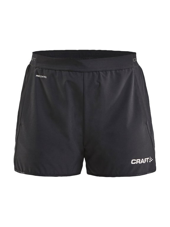 Craft Sporthose (Short) Pro Control Impact - elastisches Material, mit Innenslip - schwarz Damen