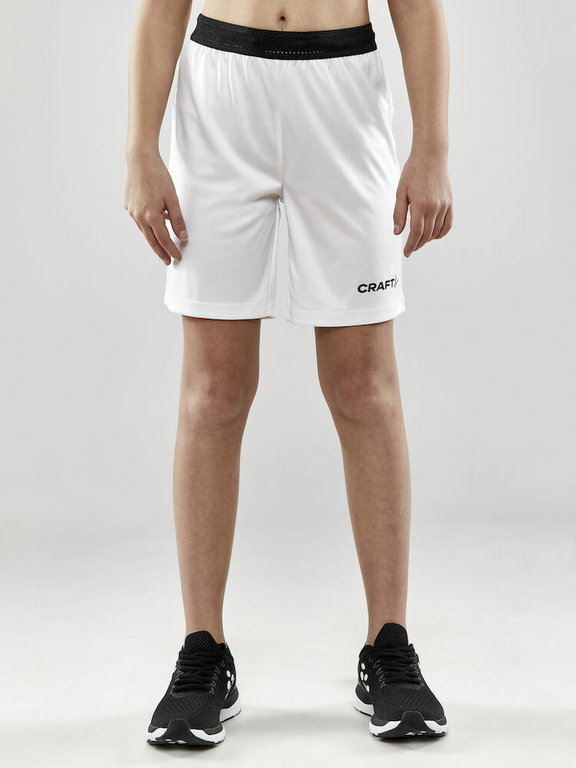 Craft Sporthose (Short) Progress 2.0 - klassisch Design, aus Stretchmaterial - weiss Kinder