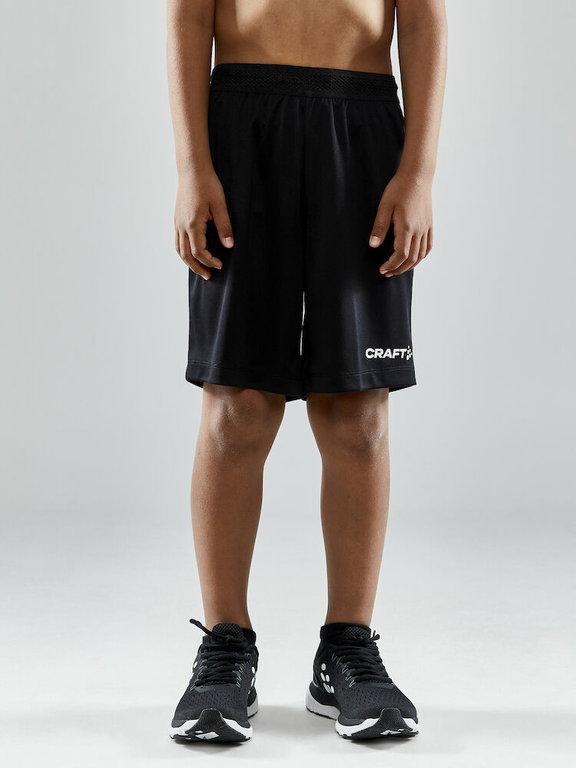 Craft Sporthose (Short) Progress 2.0 - klassisch Design, aus Stretchmaterial - schwarz Kinder