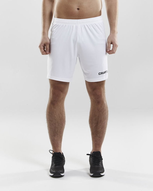 Craft Sporthose (Short) Squad Solid - ohne Innenshort, elastisches Material - weiss Herren