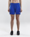 Craft Sporthose (Short) Squad Solid - ohne Innenshort, elastisches Material - royalblau Damen