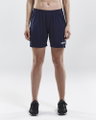 Craft Sporthose (Short) Squad Solid - ohne Innenshort, elastisches Material - navyblau Damen