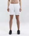 Craft Sporthose (Short) Squad Solid - ohne Innenshort, elastisches Material - weiss Damen