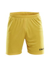 Craft Sports Shorts (Short) Squad Solid WB - with inner shorts, elastic material - yellow Men