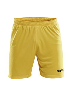 Craft Sporthose (Short) Squad Solid WB - mit Innenshort, elastisches Material - gelb Herren