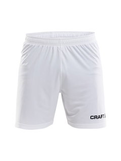 Craft Sporthose (Short) Squad Solid WB - mit Innenshort, elastisches Material - weiss Herren