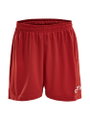 Craft Sporthose (Short) Squad Solid WB - mit Innenshort, elastisches Material - rot Kinder